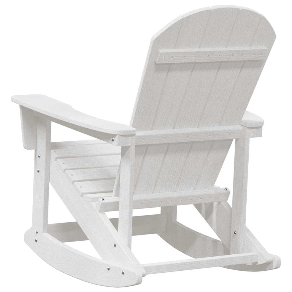 Adirondack gyngestol Hvit 73.5 x 92 x 90cm HDPE