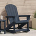 Adirondack gyngestol Marineblå 92 x 73,5 x 92 cm HDPE