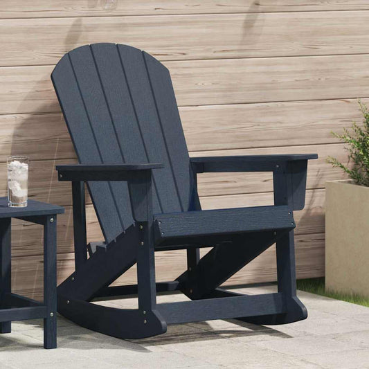 Adirondack gyngestol Marineblå 92 x 73,5 x 92 cm HDPE