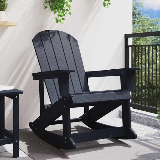 Adirondack gyngestol Marineblå 92 x 73,5 x 92 cm HDPE