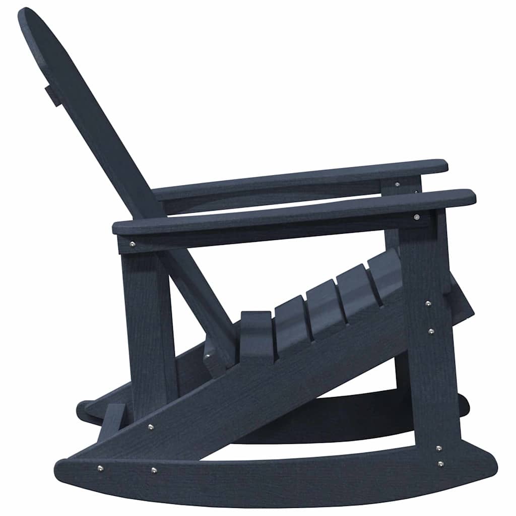 Adirondack gyngestol Marineblå 92 x 73,5 x 92 cm HDPE