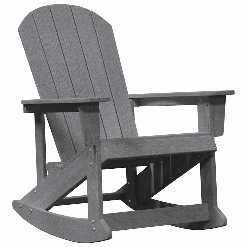 Adirondack gyngestol Lysegrå 73.5 x 92 x 90cm HDPE