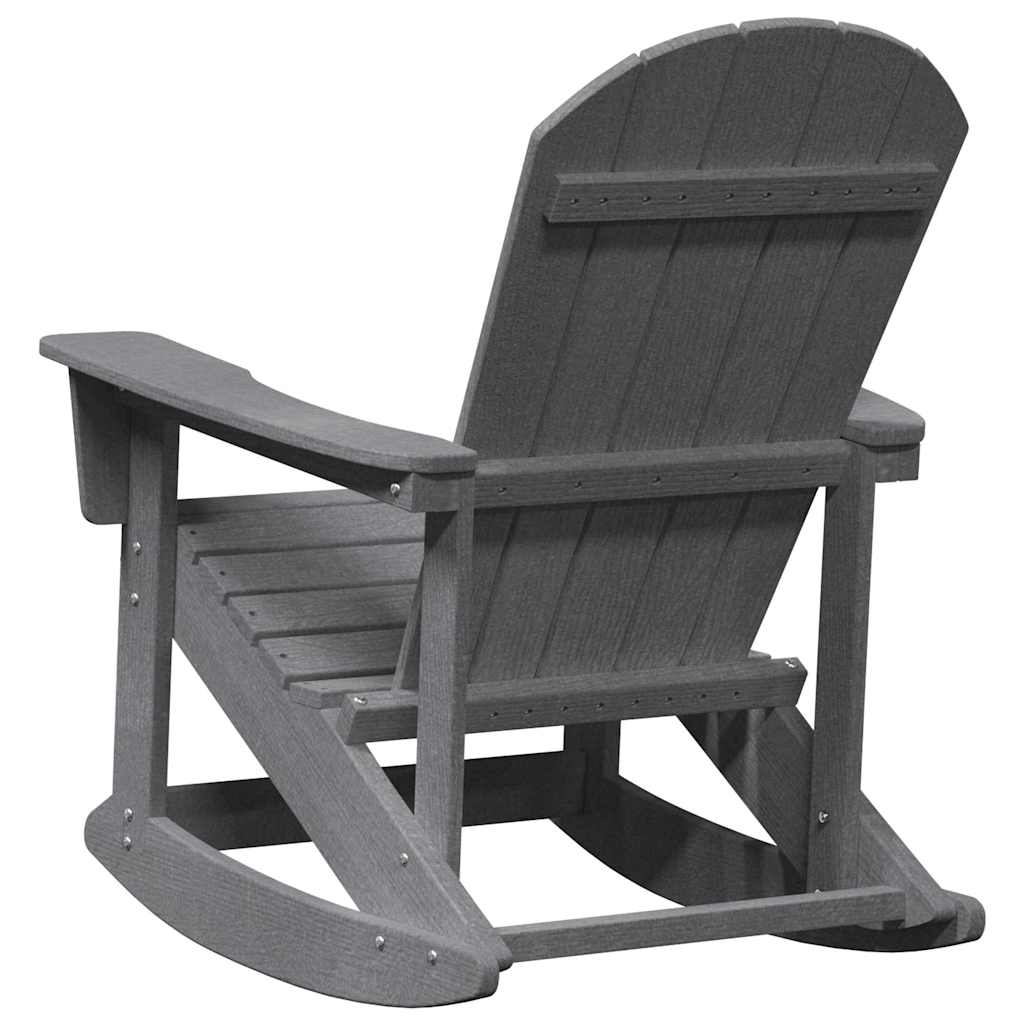 Adirondack gyngestol Lysegrå 73.5 x 92 x 90cm HDPE