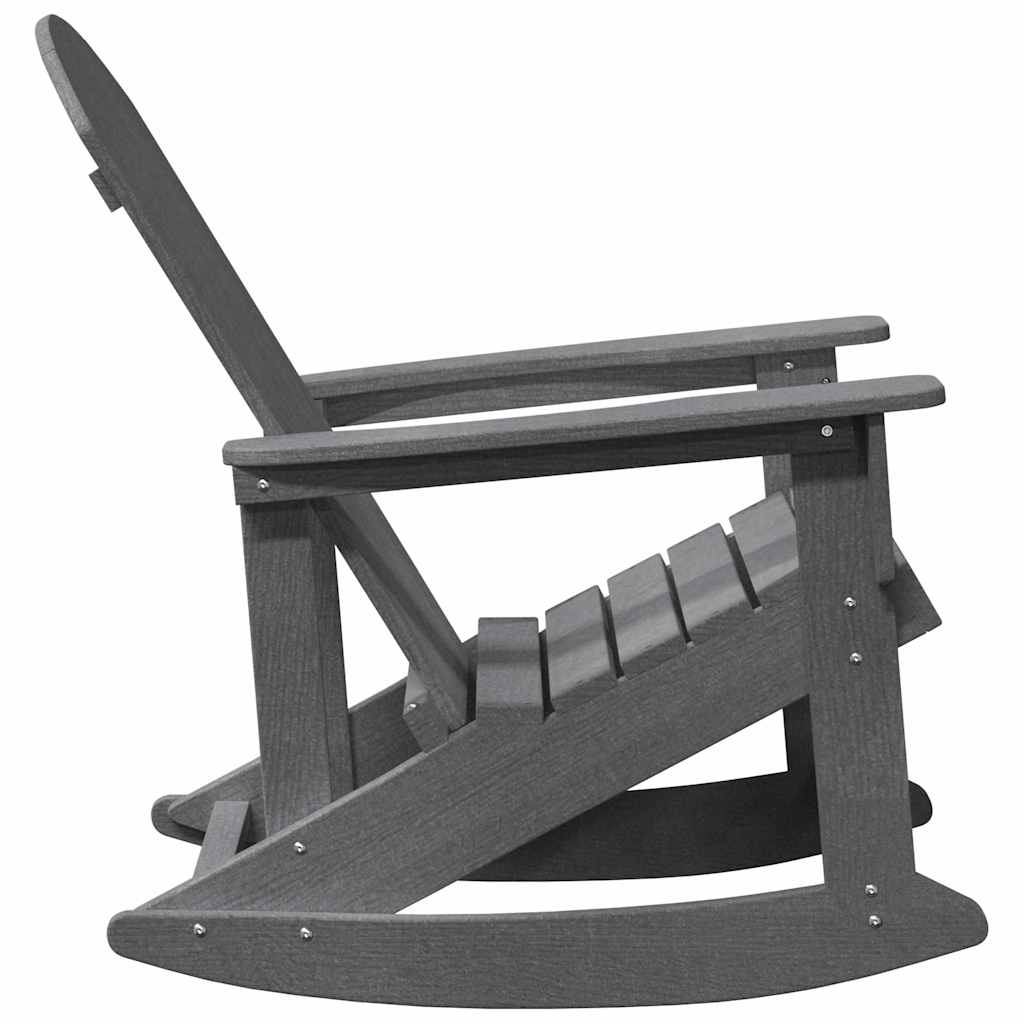 Adirondack gyngestol Lysegrå 73.5 x 92 x 90cm HDPE