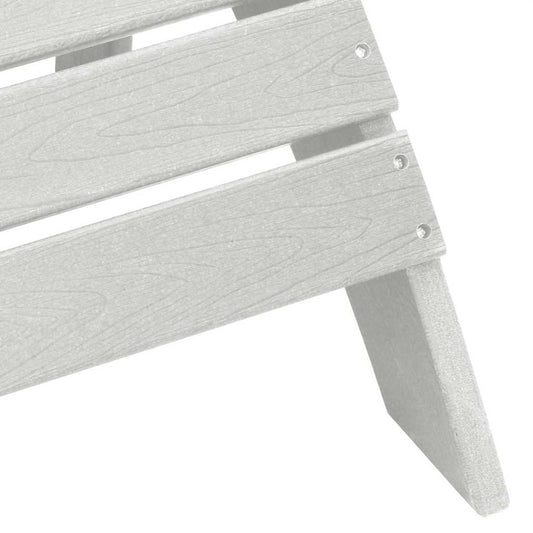 Adirondack-stol Hvit 82 x 74 x 92 cm HDPE