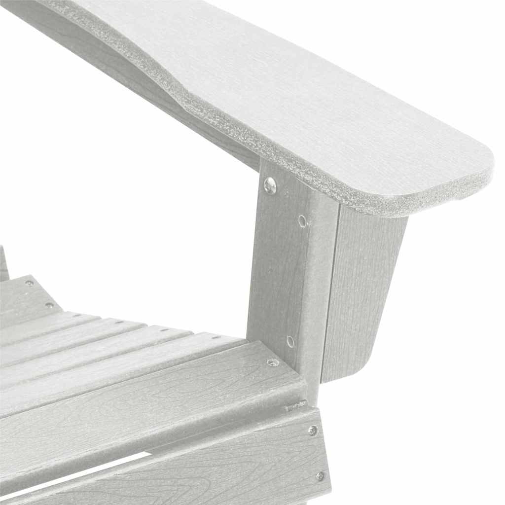 Adirondack-stol Hvit 82 x 74 x 92 cm HDPE