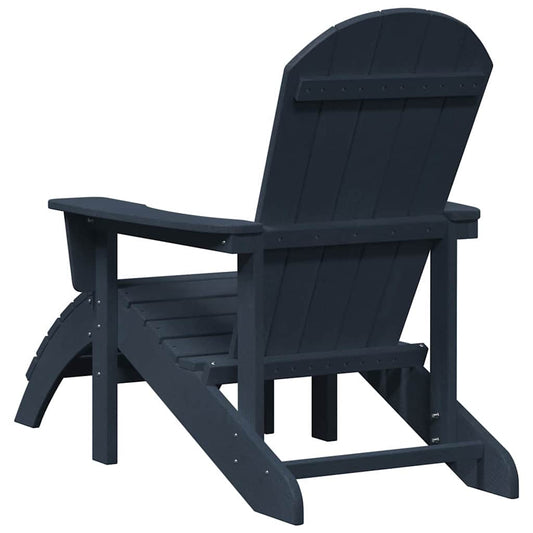 Adirondack-stol Marineblå 82 x 74 x 92 cm HDPE
