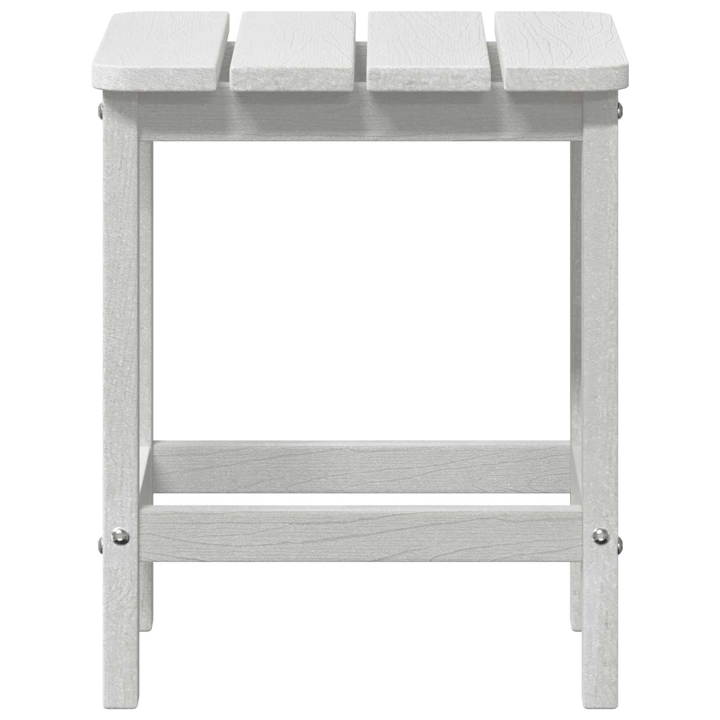 Sidetabell Hvit 38 x 38 x 46 cm Polyethylen vidaXL