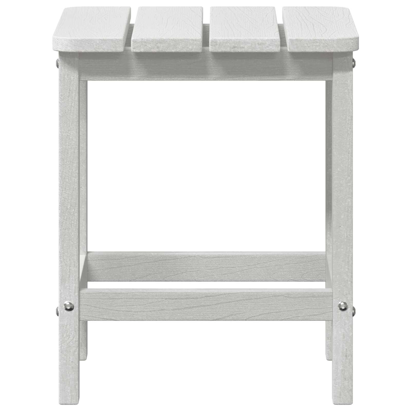Sidetabell Hvit 38 x 38 x 46 cm Polyethylen vidaXL