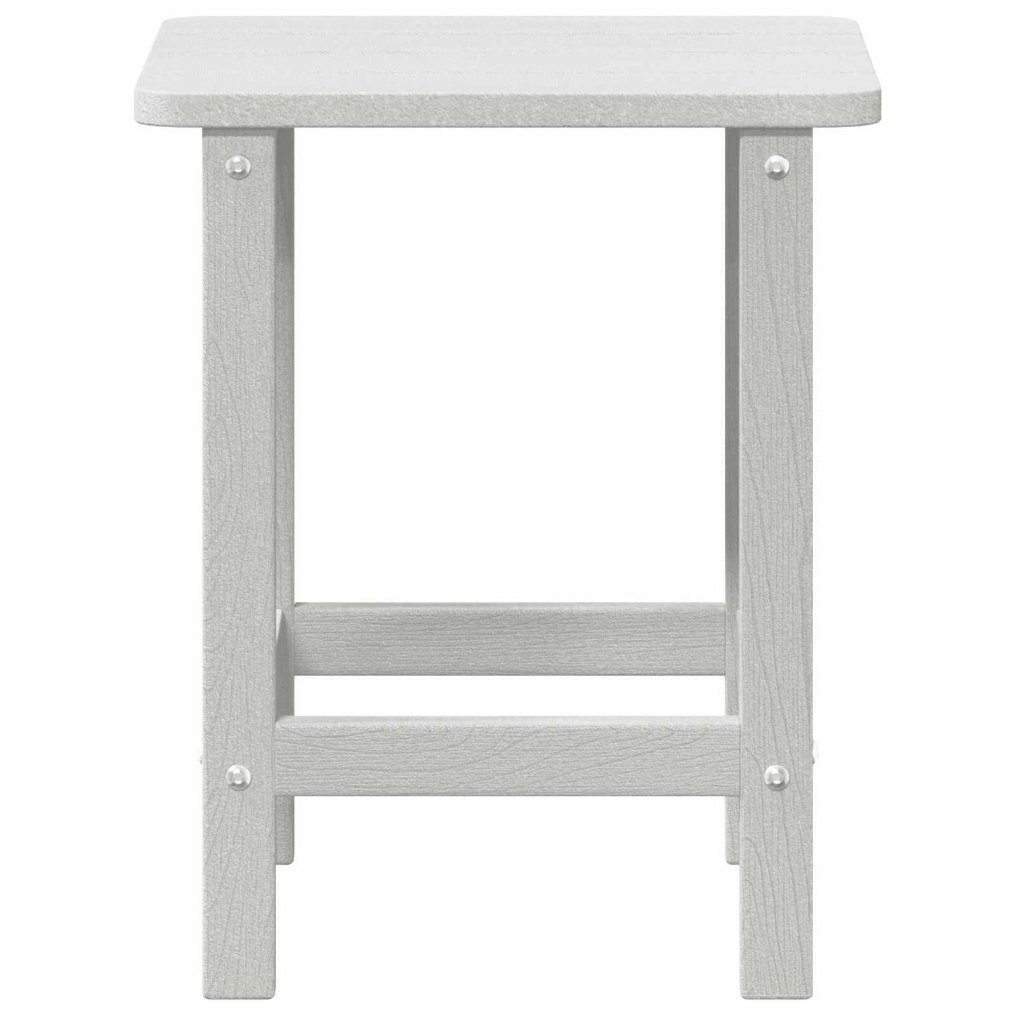 Sidetabell Hvit 38 x 38 x 46 cm Polyethylen vidaXL
