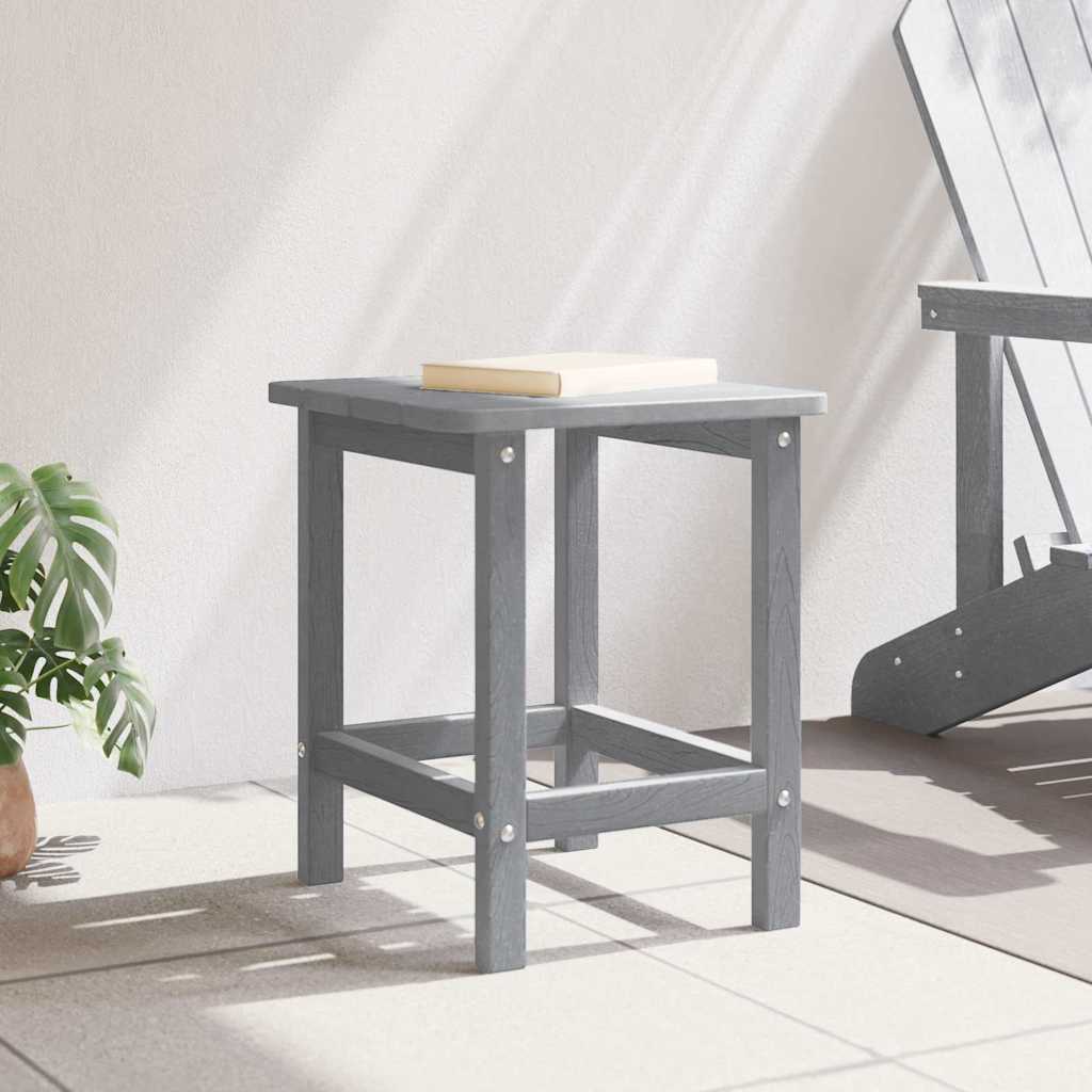 Sidetabell Lysegrå 38 x 38 x 46 cm Polyethylen vidaXL