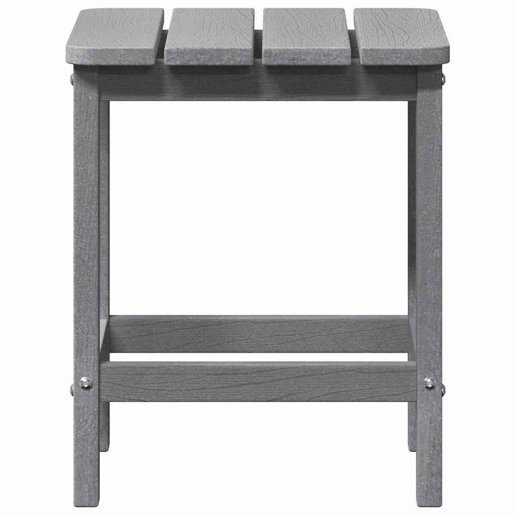 Sidetabell Lysegrå 38 x 38 x 46 cm Polyethylen vidaXL