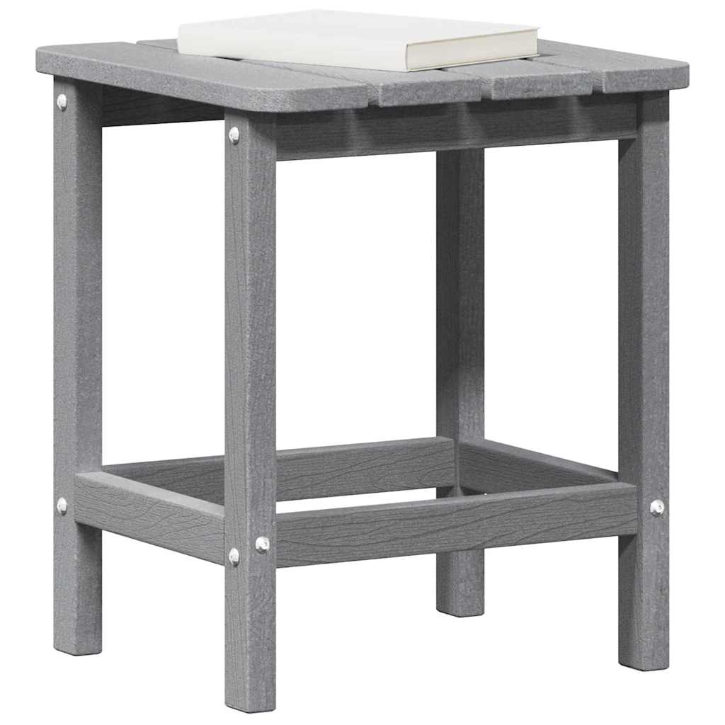 Sidetabell Lysegrå 38 x 38 x 46 cm Polyethylen vidaXL