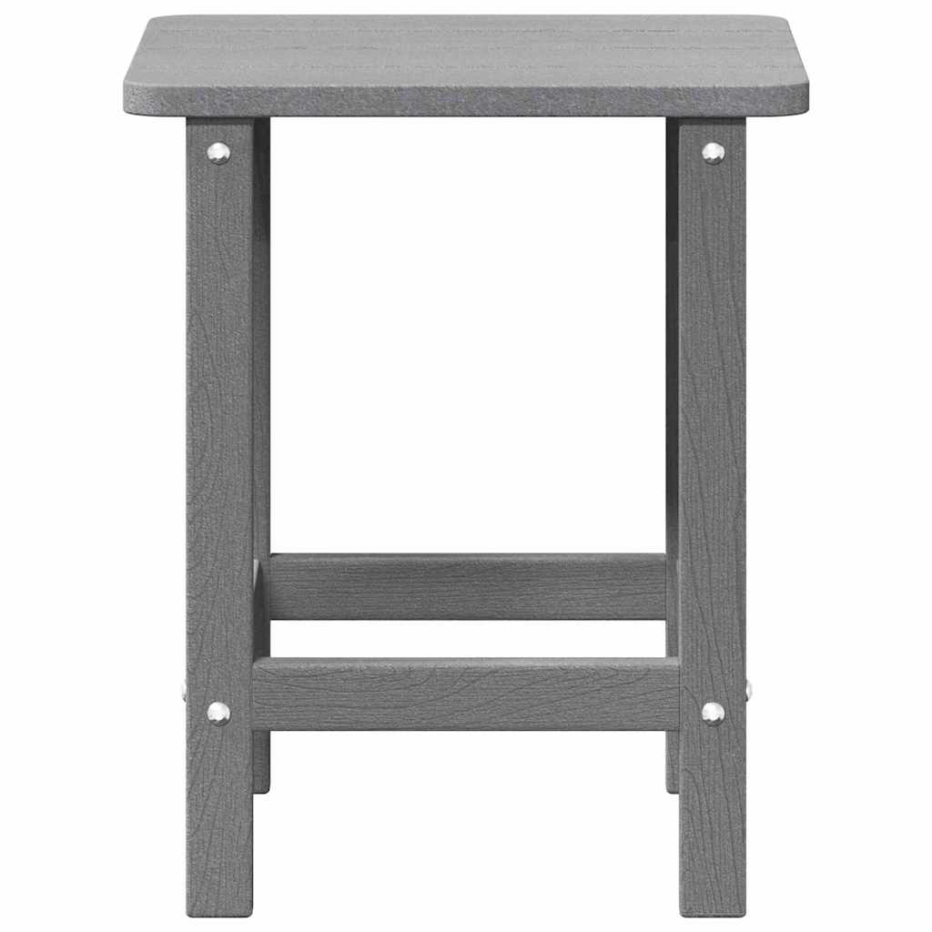 Sidetabell Lysegrå 38 x 38 x 46 cm Polyethylen vidaXL