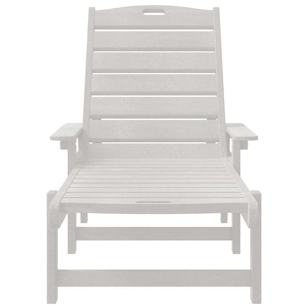 Solstol Hvit 195,5 x 53 x 98,5 cm HDPE