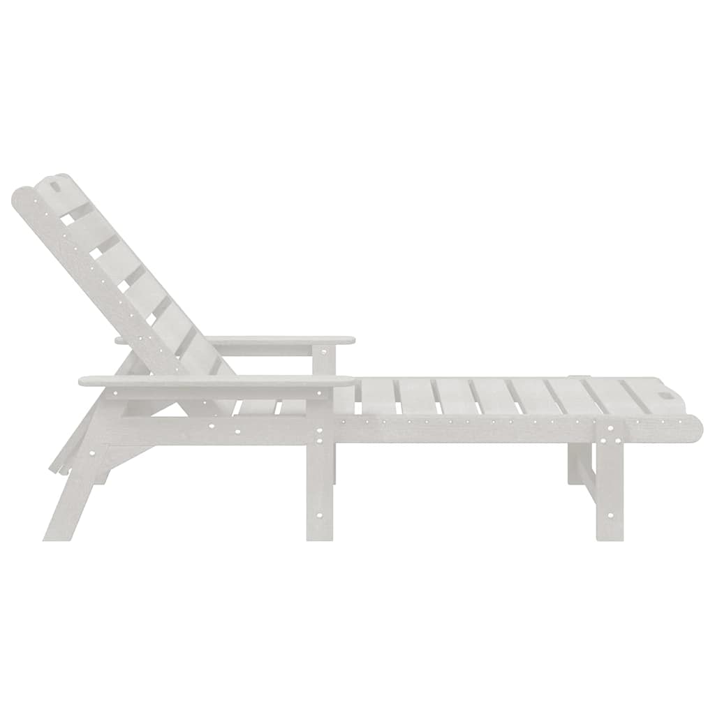 Solstol Hvit 195,5 x 53 x 98,5 cm HDPE