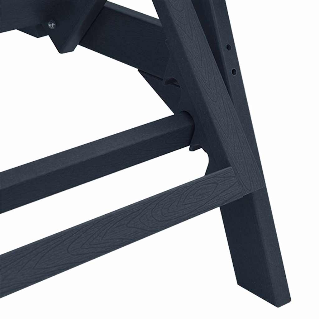 Solstol med pute Havblå 73.5 x 92 x 90cm HDPE