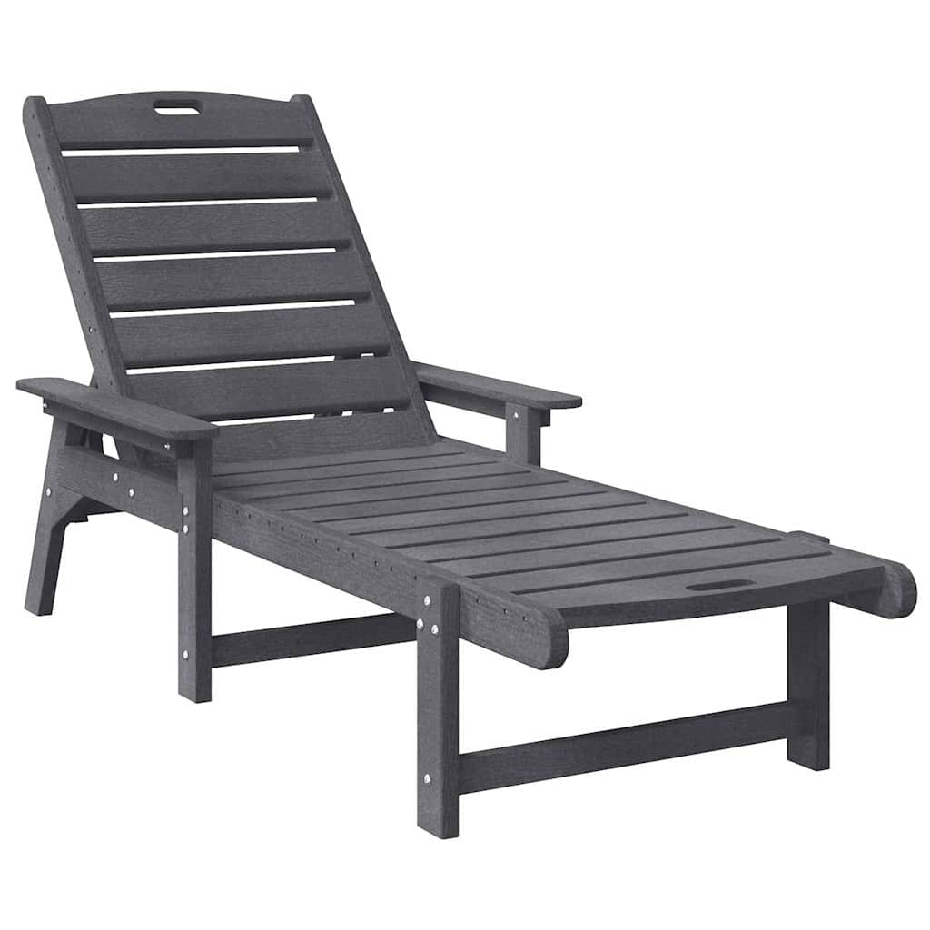 Solstol Lysegrå 195,5 x 53 x 98,5 cm HDPE