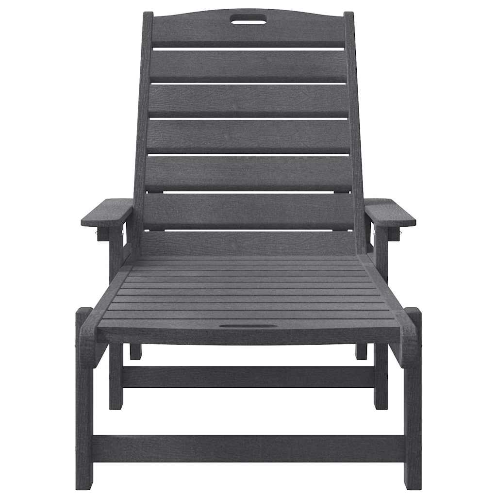 Solstol Lysegrå 195,5 x 53 x 98,5 cm HDPE