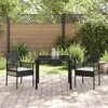 Hage Spisegruppe 3 pcs Svart Poly rattan