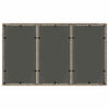 Hage Spisegruppe 5 pcs Grå Poly rattan