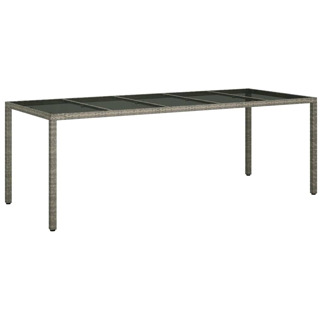 Hage Spisegruppe 11 pcs Grå Poly rattan