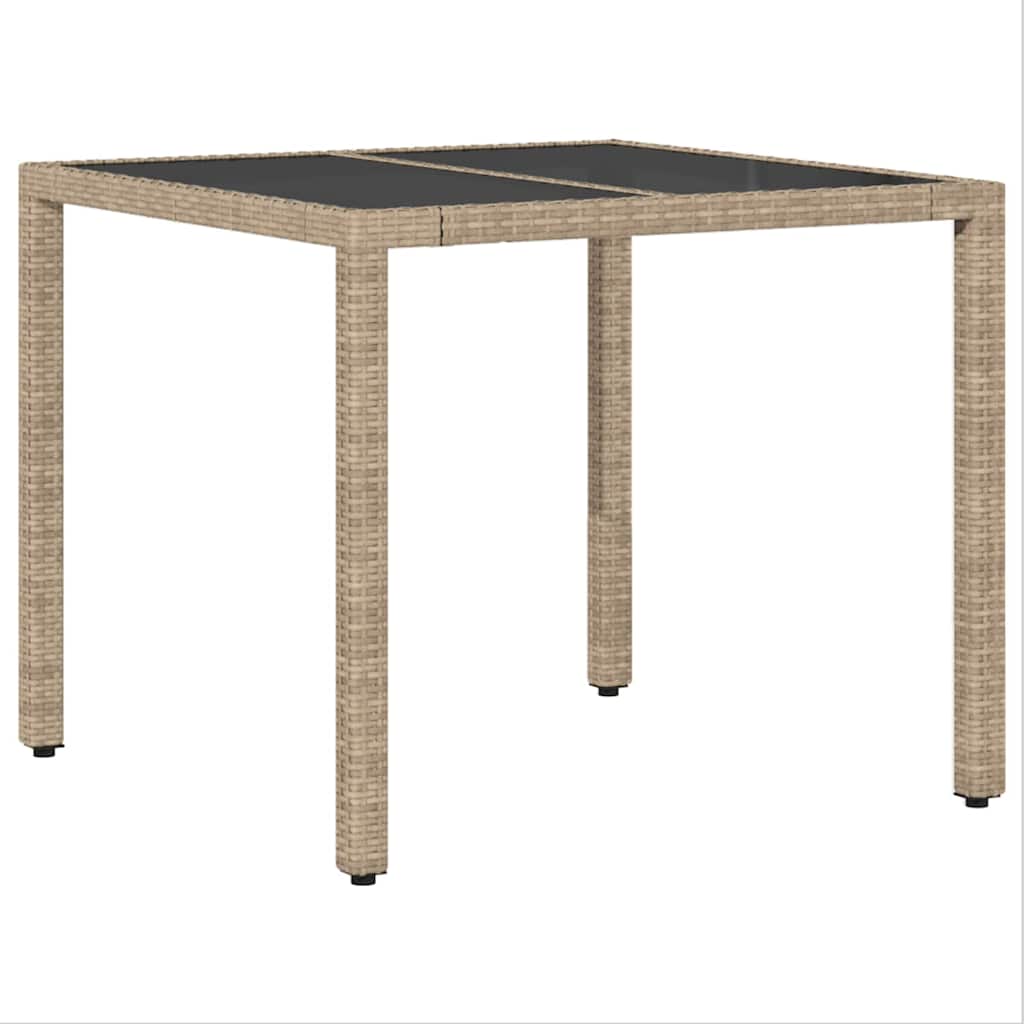 Hage Spisegruppe 3 pcs Beige Poly rattan