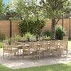 Hage Spisegruppe 11 pcs Beige Poly rattan