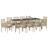 Hage Spisegruppe 11 pcs Beige Poly rattan