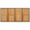 Hage Spisegruppe 7 pcs Svart Poly rattan
