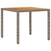 Hage Spisegruppe 5 pcs Grå Poly rattan