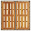 Hage Spisegruppe 5 pcs Grå Poly rattan