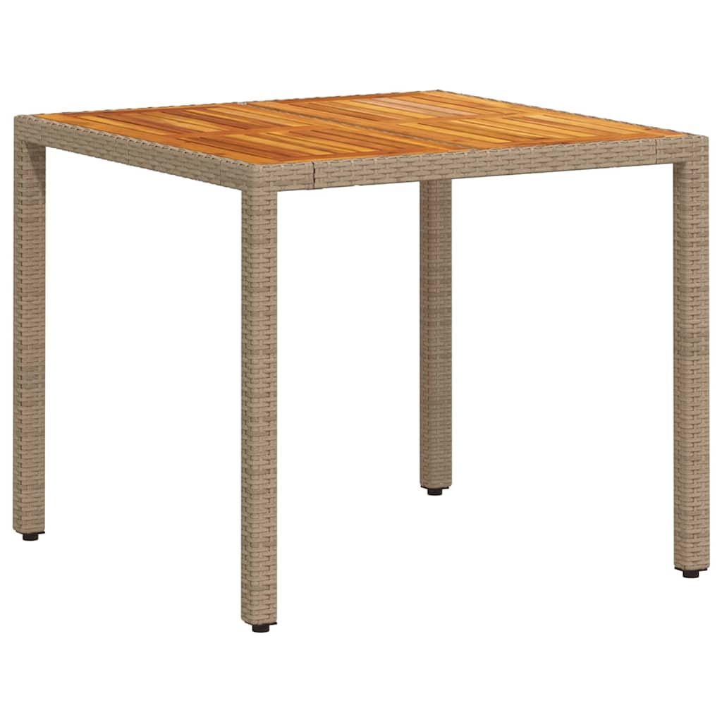 Hage Spisegruppe 5 pcs Beige Poly rattan