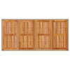 Hage Spisegruppe 9 pcs Beige Poly rattan