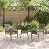 Hage Spisegruppe 3 pcs Grå Poly rattan