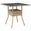 Hage Spisegruppe 3 pcs Beige Poly rattan