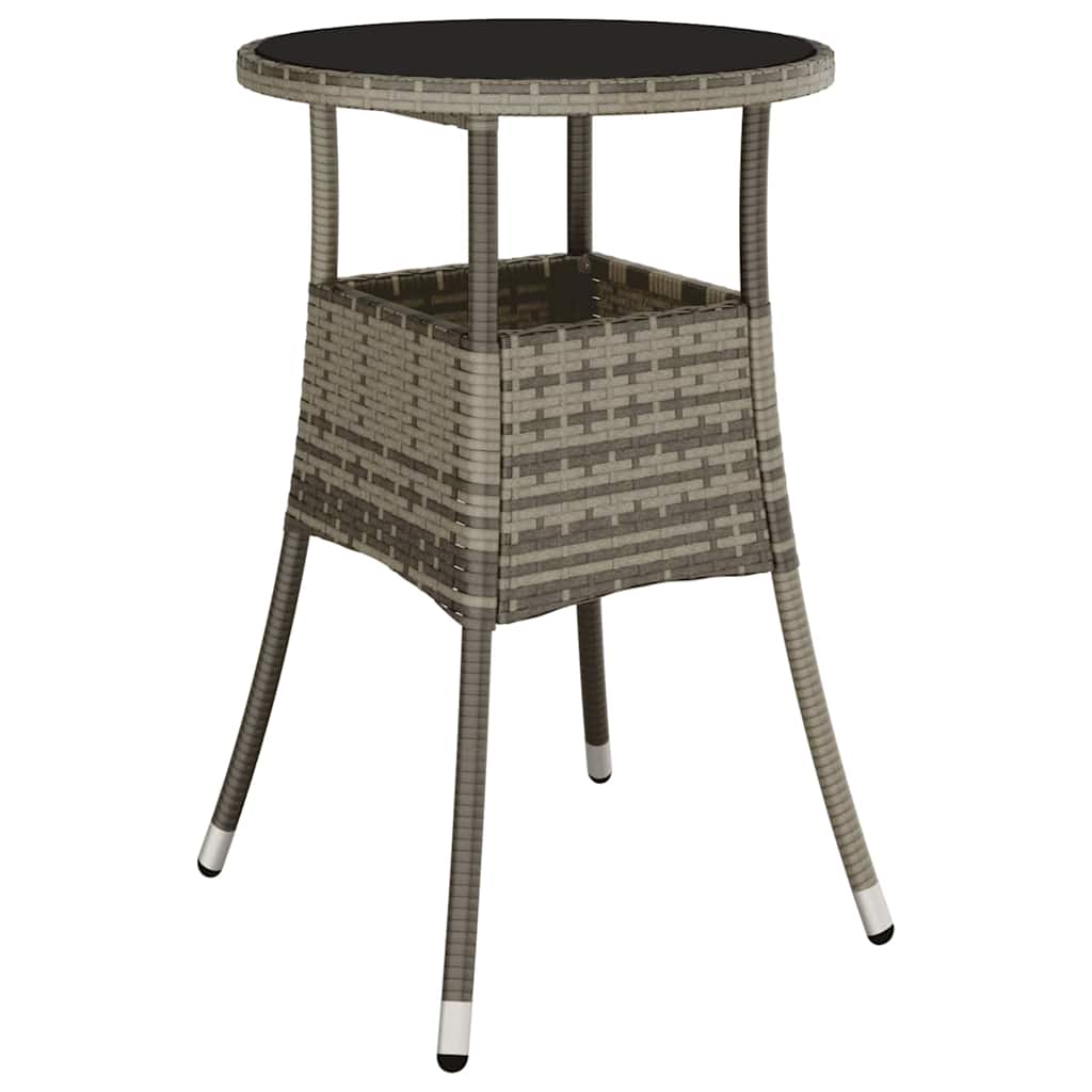 Hage Spisegruppe 5 pcs Grå Poly rattan