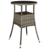 Hage Spisegruppe 5 pcs Grå Poly rattan