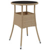 Hage Spisegruppe 3 pcs Beige Poly rattan