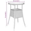 Hage Spisegruppe 3 pcs Beige Poly rattan