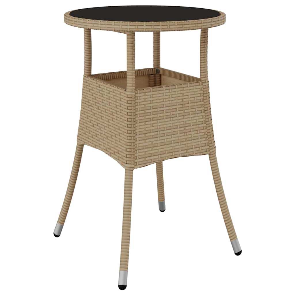 Hage Spisegruppe 5 pcs Beige Poly rattan