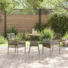 Hage Spisegruppe 3 pcs Grå Poly rattan
