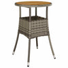 Hage Spisegruppe 5 pcs Grå Poly rattan