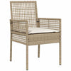 Hage Bistro Sett 3 pcs Beige Poly rattan