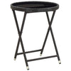 Hage Bistro Sett 3 pcs Svart Poly rattan