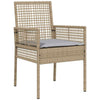 Hage Bistro Sett 3 pcs Beige Poly rattan