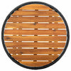 Hage Bistro Sett 3 pcs Svart Poly rattan