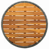 Hage Bistro Sett 3 pcs Grå Poly rattan