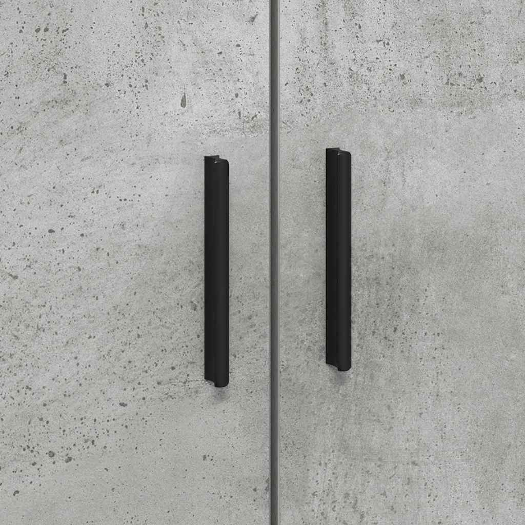 Sengestamme med skuff Betonggrå 100 x 200 cm Konstruert tre