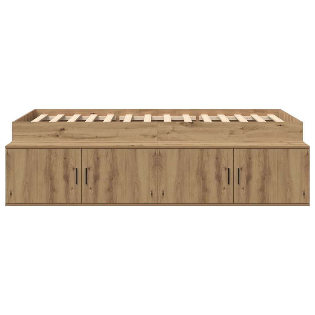 Sengestamme med skuff Artisan Eik 90 x 190 cm Konstruert tre